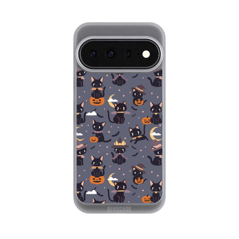 Pixel 11 Pro XL NIVOpure Cute Halloween Witch Cats and Pumpkins