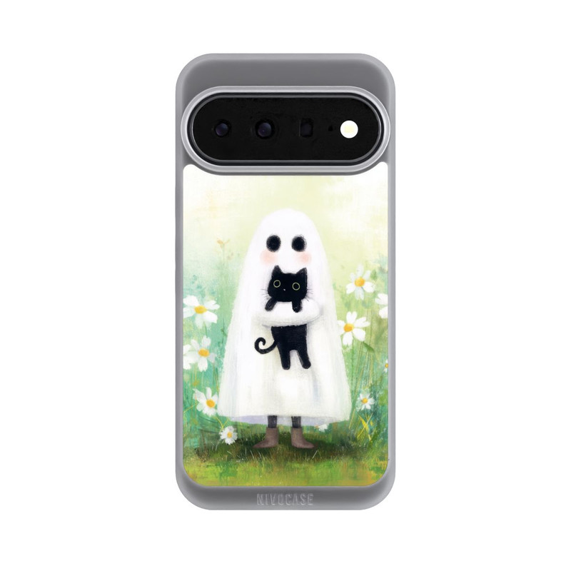 Pixel 11 Pro XL NIVOpure Geist und Katze Halloween mit KI