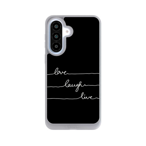 Samsung Galaxy A37 5G NIVOpure Love Laugh Live weiß/schwarz