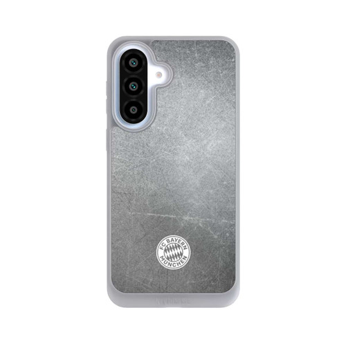 Samsung Galaxy A37 5G NIVOpure Classic FCB Logo Small - White on Metal Look