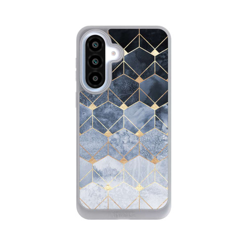 Samsung Galaxy A37 5G NIVOpure Impression Or Hexagones Bleus Et Diamants