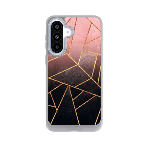 Samsung Galaxy A37 5G NIVOpure Imprimé Pierre Or Rose Et Noir