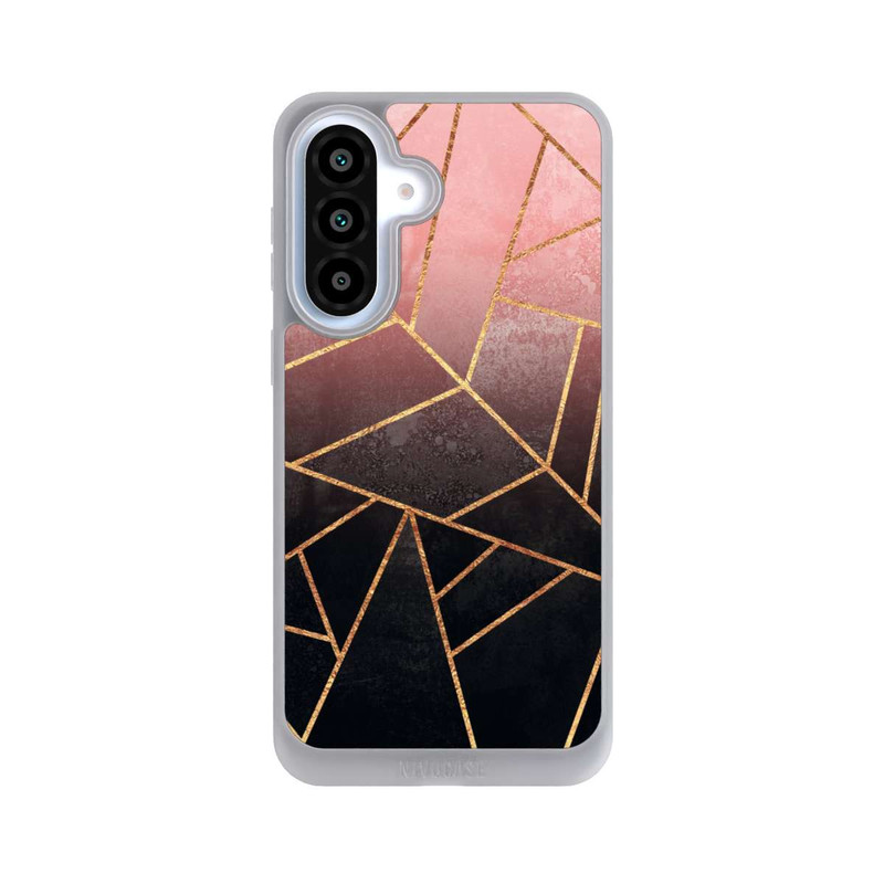 Galaxy A37 5G NIVOpure Imprimé Pierre Or Rose Et Noir