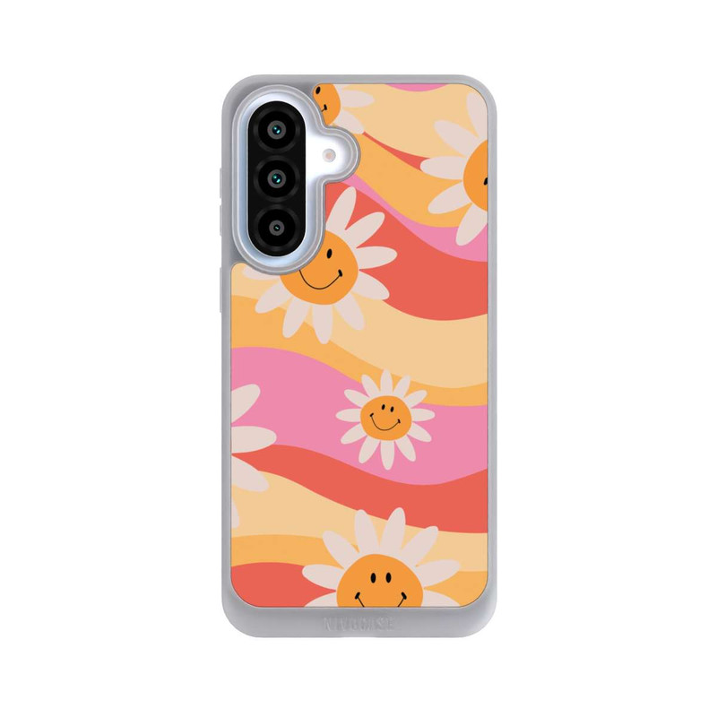 Galaxy A37 5G NIVOpure Retro Smiles Orange Colorful