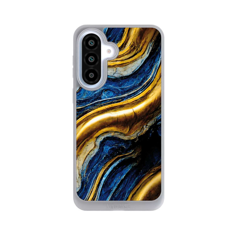 Galaxy A37 5G NIVOpure Structure Aspect Bleu Royal Et Or