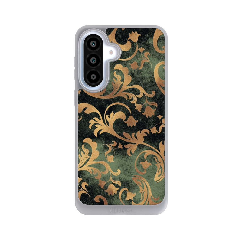Galaxy A37 5G NIVOpure Damask Wallpaper Dark Green