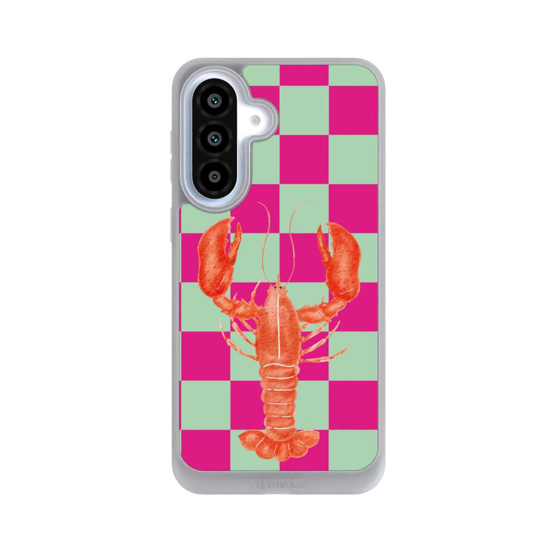 Galaxy A37 5G NIVOpure Pink Checkers Lobster