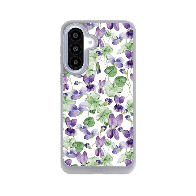 Galaxy A37 5G NIVOpure Purple Wildflowers Pattern Watercolor
