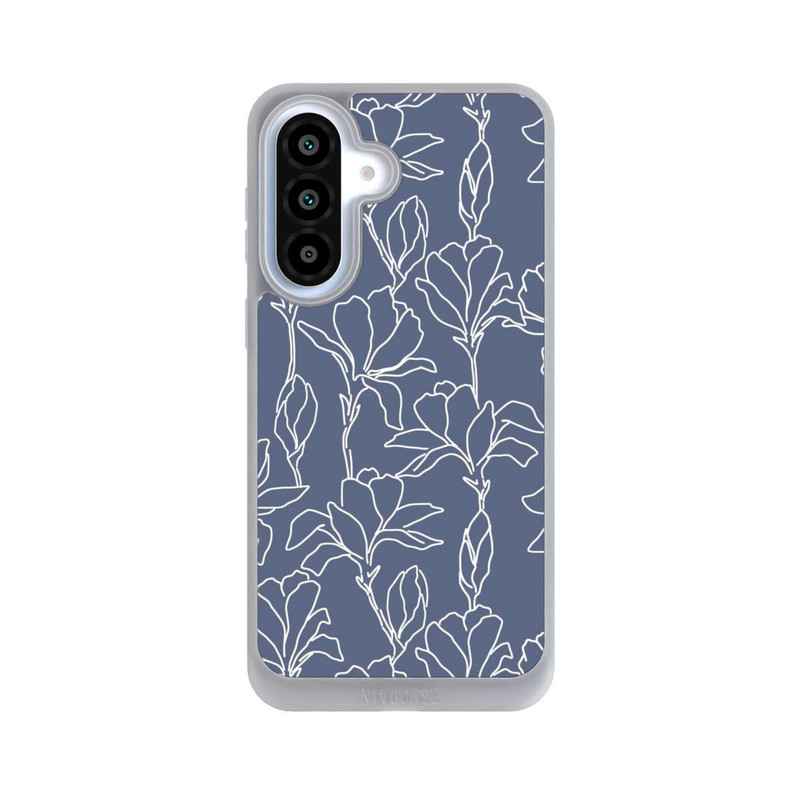 Galaxy A37 5G NIVOpure Flower Silhouettes on Blue