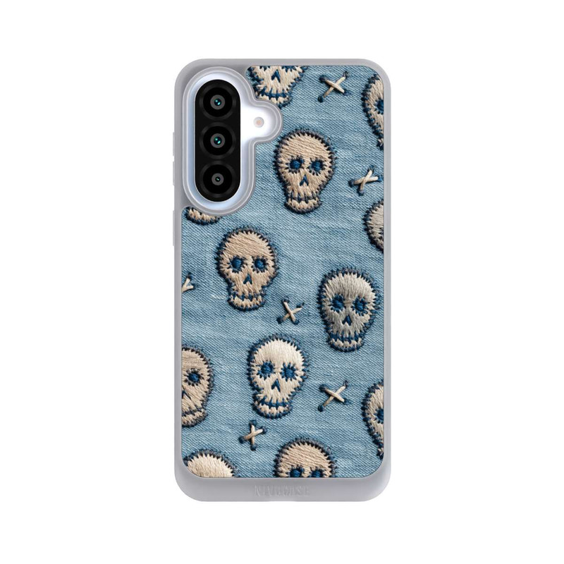 Galaxy A37 5G NIVOpure Skulls on Jeans Pattern