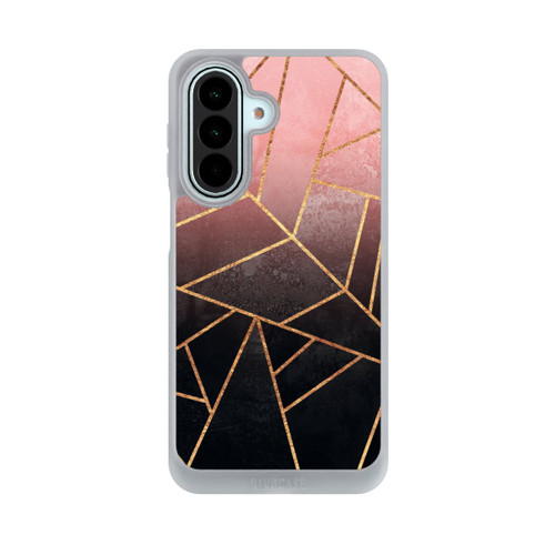 Samsung Galaxy A27 5G NIVOpure Pinker und Schwarzer Stein Gold Druck