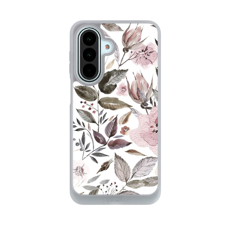Galaxy A27 5G NIVOpure Aquarelle Fleurs Roses Brunes