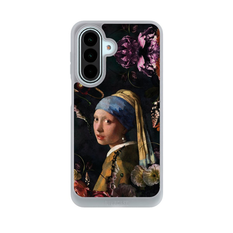Galaxy A27 5G NIVOpure Mädchen mit Perlenohrringen und Rosen