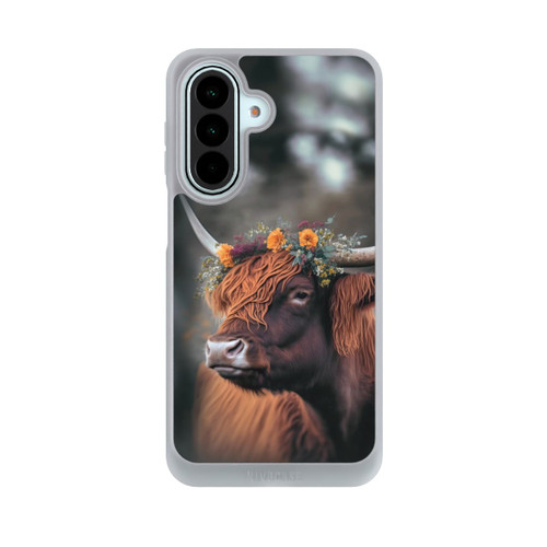 Samsung Galaxy A27 5G NIVOpure Hochland Rind mit Blumen mit KI