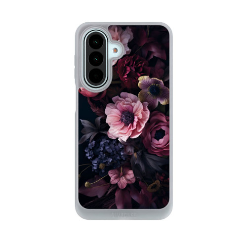 Samsung Galaxy A27 5G NIVOpure Rosa Blumenbild mit Pfingstrosen auf dunklem Hintergrund Mit KI