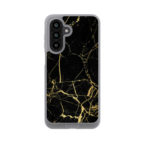 Samsung Galaxy A18 5G NIVOpure Schwarzgoldener Marmor-Look