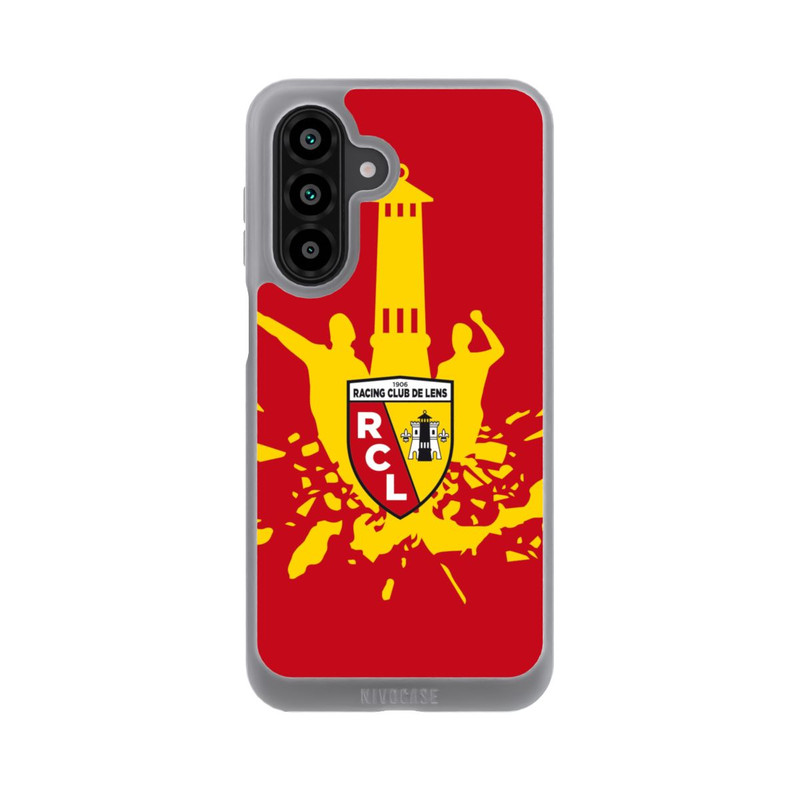 Galaxy A18 5G NIVOpure RC Lens Turm Gelb auf Rot