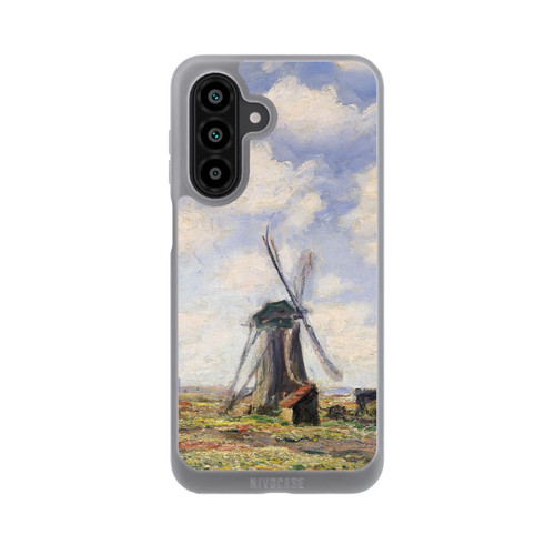 Samsung Galaxy A18 5G NIVOpure Tulpenfelder mit der Rijnsburger Windmühle von Claude Monet
