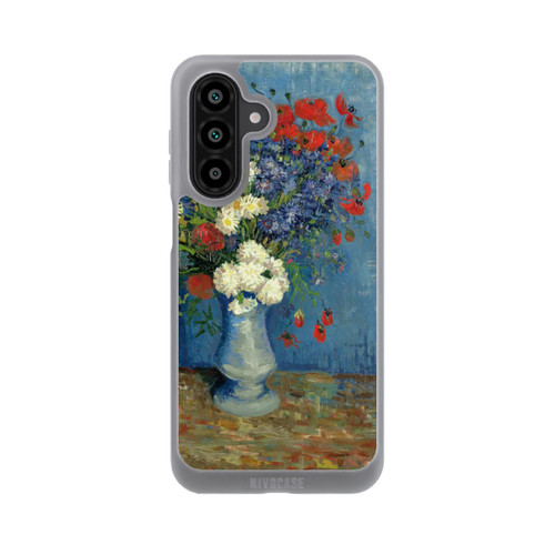 Samsung Galaxy A18 5G NIVOpure Stillleben Vase mit Kornblumen und Mohnblumen von Vincent Van Gogh