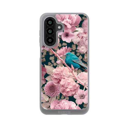 Samsung Galaxy A18 5G NIVOpure Spatzen im rosa Blumenmuster