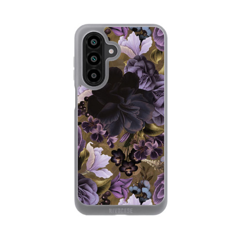 Samsung Galaxy A18 5G NIVOpure  Lila und goldene Vintageblumen