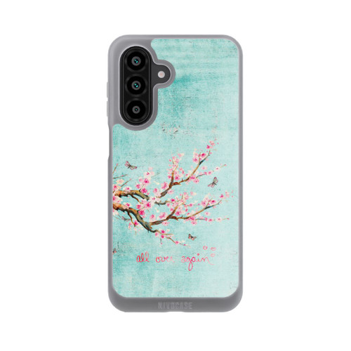 Samsung Galaxy A18 5G NIVOpure Kirschblütenbaummuster Blau