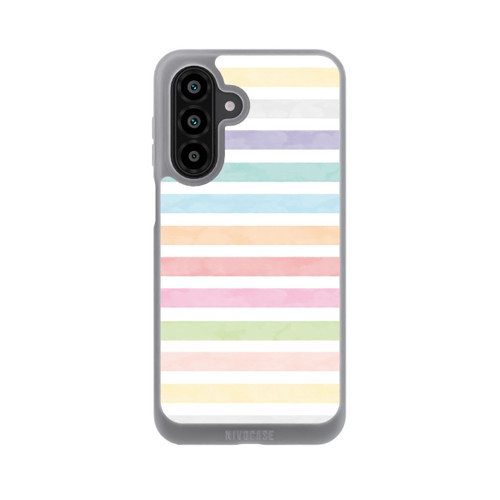 Samsung Galaxy A18 5G NIVOpure Rayures colorées arc-en-ciel