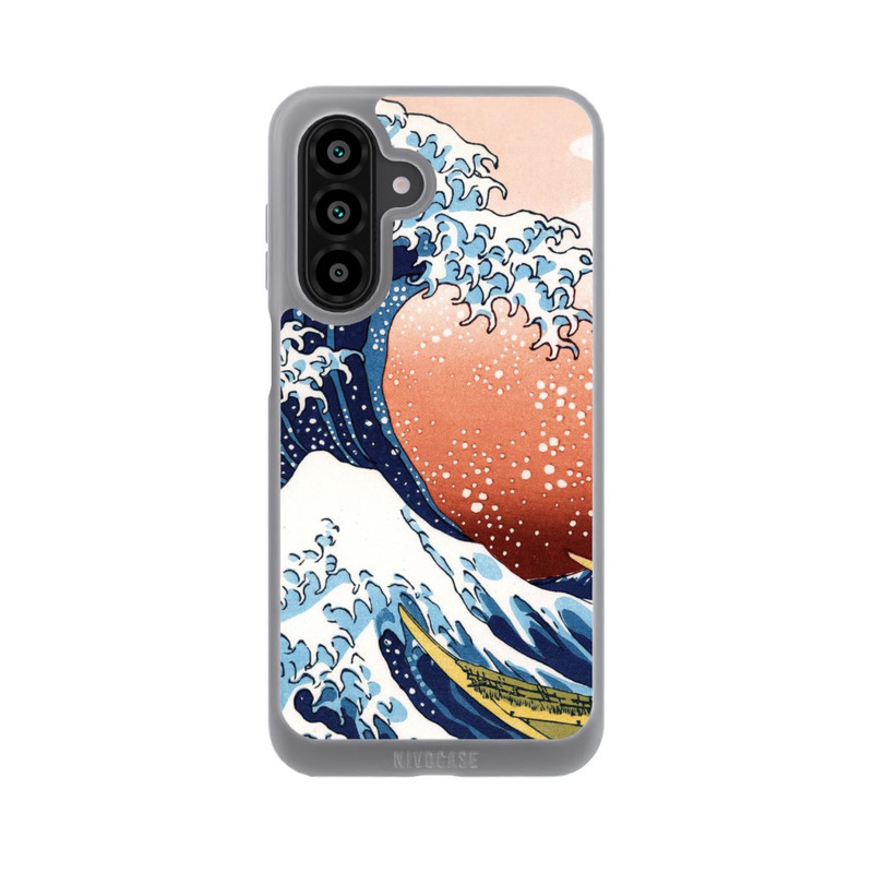 Galaxy A18 5G NIVOpure La Grande Vague de Kanagawa Rouge