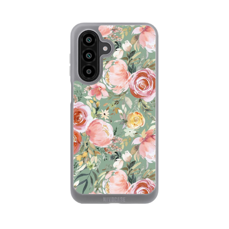 Galaxy A18 5G NIVOpure Pastellfarbener Pfingstrosenstrauß