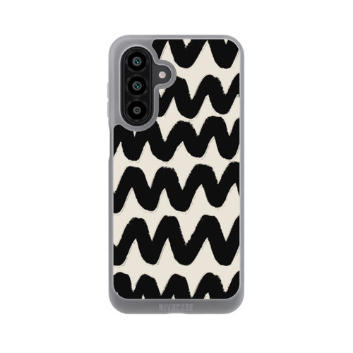 Samsung Galaxy A18 5G NIVOpure Vagues Noires Pattern