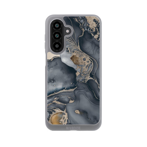 Samsung Galaxy A18 5G NIVOpure Alcohol Ink Gold Grau mit KI