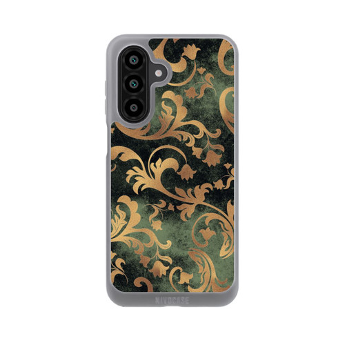 Samsung Galaxy A18 5G NIVOpure Damasttapete Dunkelgrün