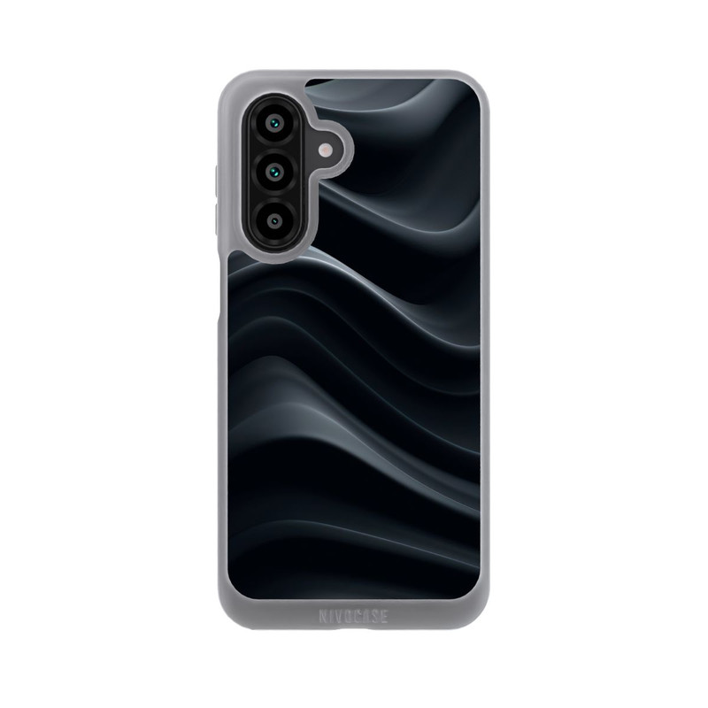Galaxy A18 5G NIVOpure Black Waves Texture