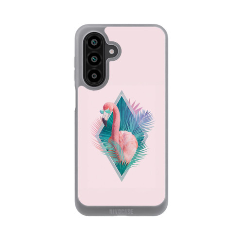 Samsung Galaxy A18 5G NIVOpure Feuilles tropicales Flamant