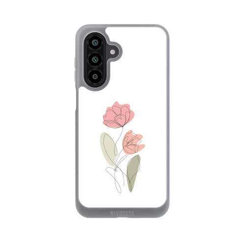 Samsung Galaxy A18 5G NIVOpure Blume Line Art Rot