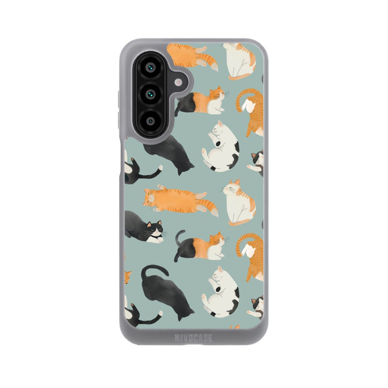 Galaxy A18 5G NIVOpure Cats Pattern