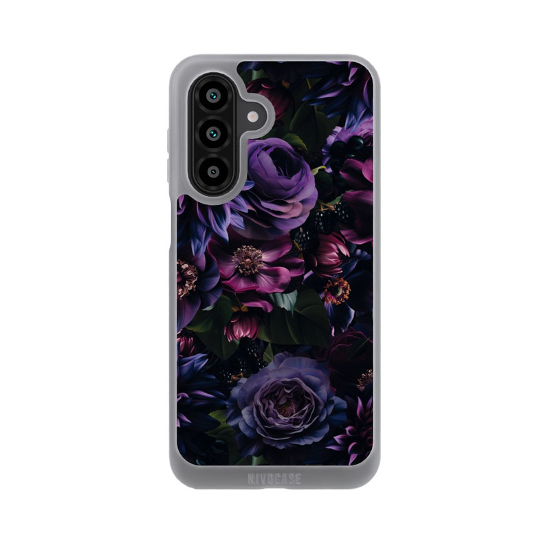 Galaxy A18 5G NIVOpure Dark Purple Flowers