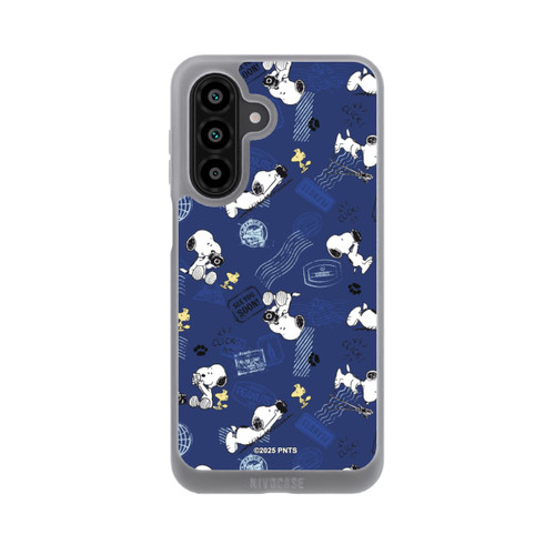 Samsung Galaxy A18 5G NIVOpure Peanuts Travel Stamps Pattern Blue