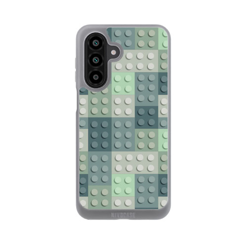 Samsung Galaxy A18 5G NIVOpure Grünes Blockmuster