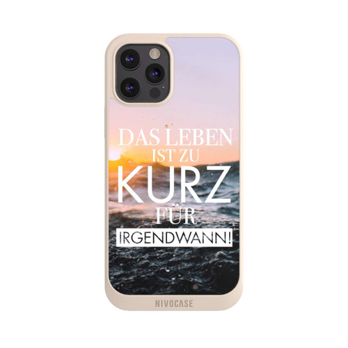 Apple iPhone 12 Pro Max NIVOpure Leben zu Kurz für Irgendwann