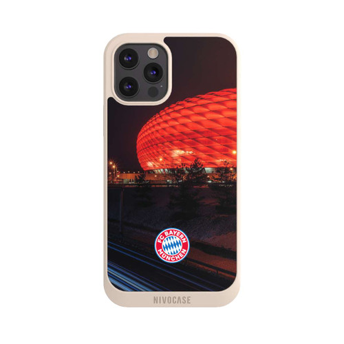 Apple iPhone 12 Pro Max NIVOpure Allianz Arena bei Nacht FCB