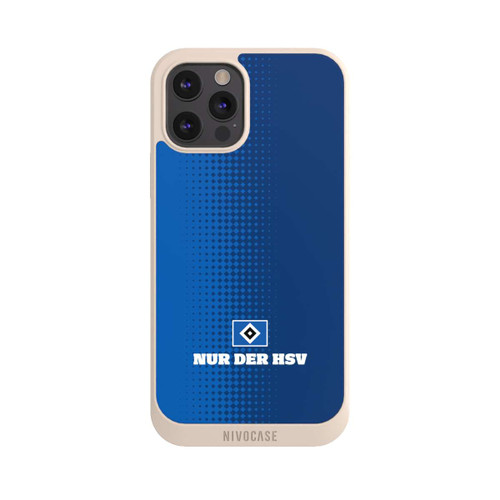 Apple iPhone 12 Pro Max NIVOpure Nur der HSV - Rautenraster Blau