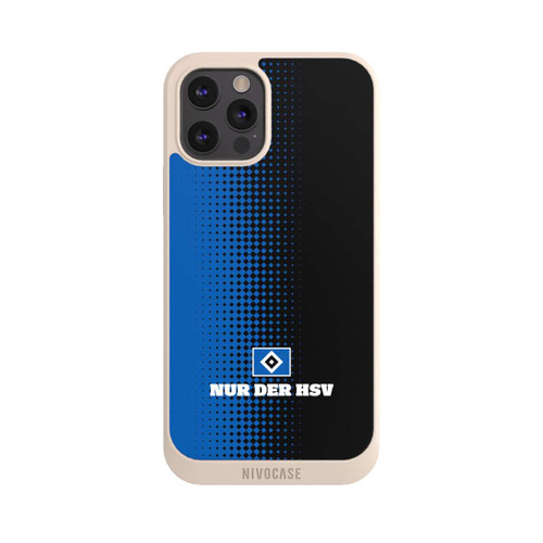 Apple iPhone 12 Pro Max NIVOpure Nur der HSV - Rautenraster Schwarz