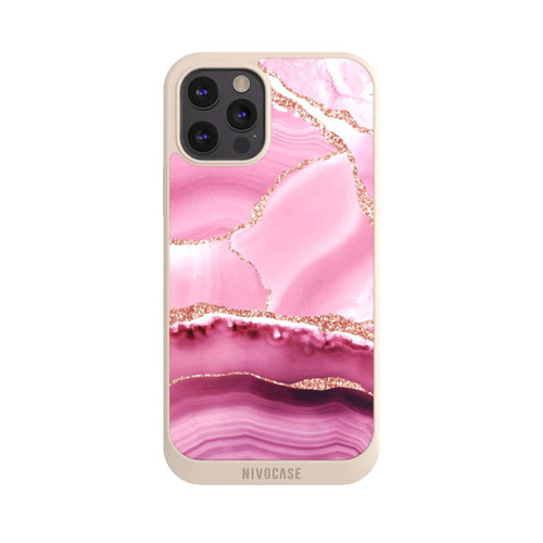 Apple iPhone 12 Pro Max NIVOpure Meerjungfrauen Pink Marmor
