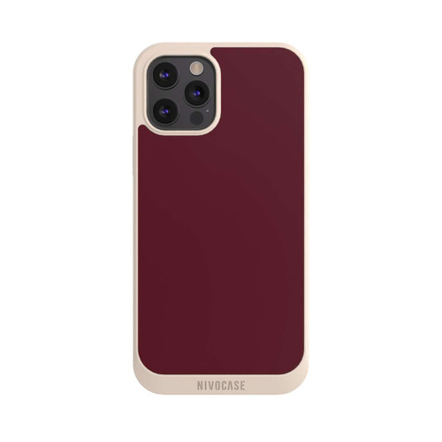 Apple iPhone 12 Pro Max NIVOpure Dunkelrot 1