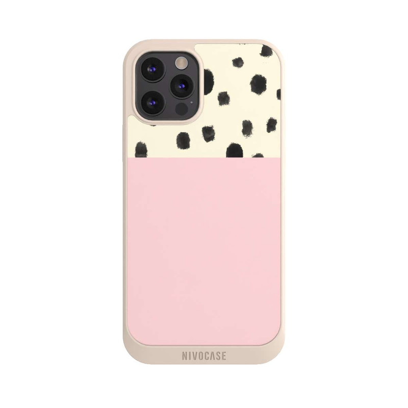iPhone 12 Pro Max NIVOpure Punkte und Rosa