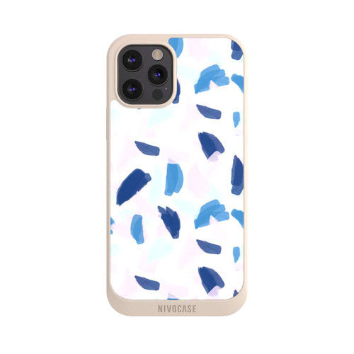 Apple iPhone 12 Pro Max NIVOpure Blaue und rosa Farbe