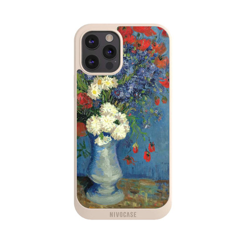 Apple iPhone 12 Pro Max NIVOpure Stillleben Vase mit Kornblumen und Mohnblumen von Vincent Van Gogh