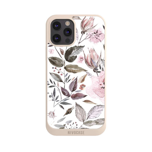 Apple iPhone 12 Pro Max NIVOpure Aquarell braune Rosenblüten