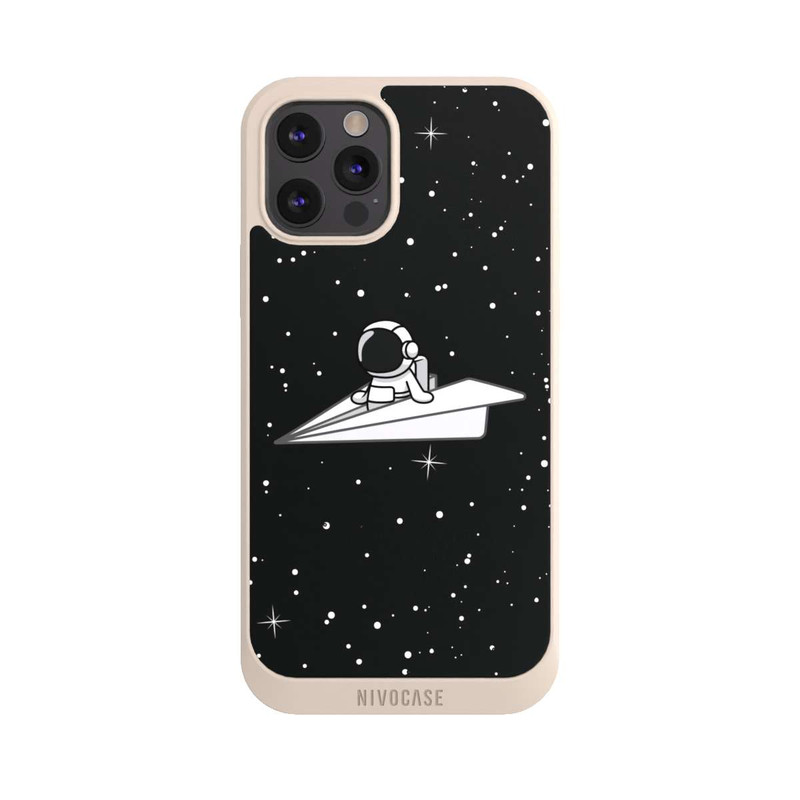 iPhone 12 Pro Max NIVOpure Astronaut Paper Plane Comic